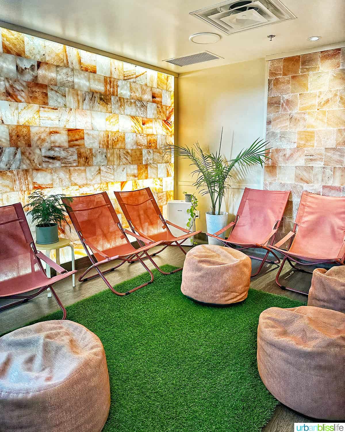 Ritual Nordic Spa pink salt room.