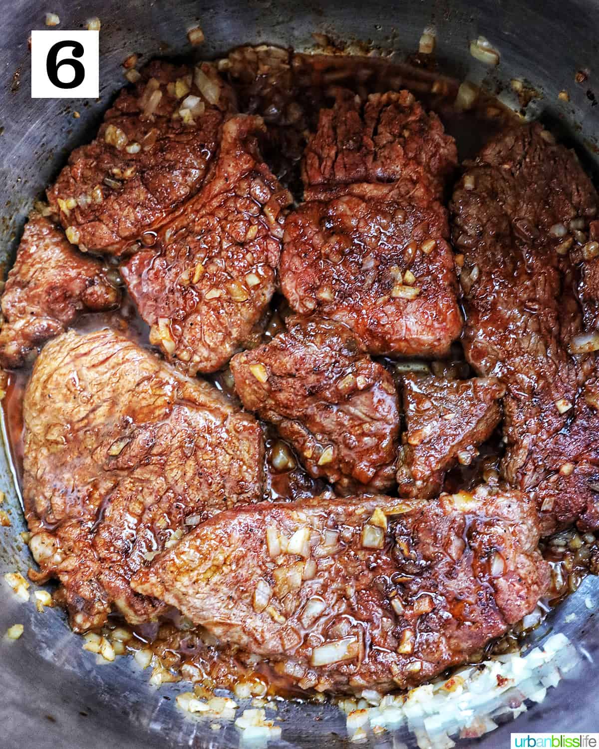 Mexican shredded beef cooked in the instant pot.