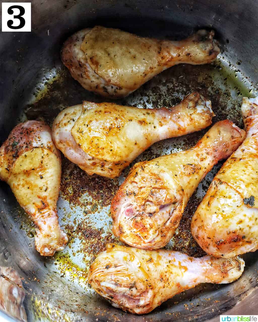 chicken drumsticks in an instant pot.