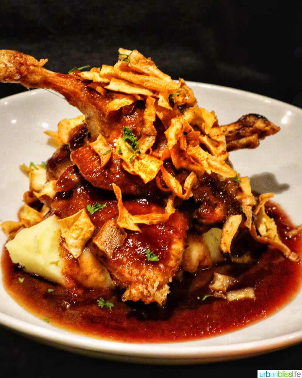 roast duck at murphy brownes restaurant in killarney, ireland