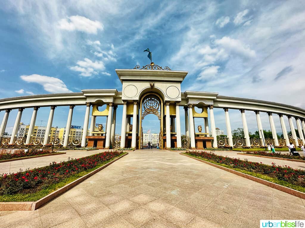 First President's Park in Almaty, Kazakhstan.