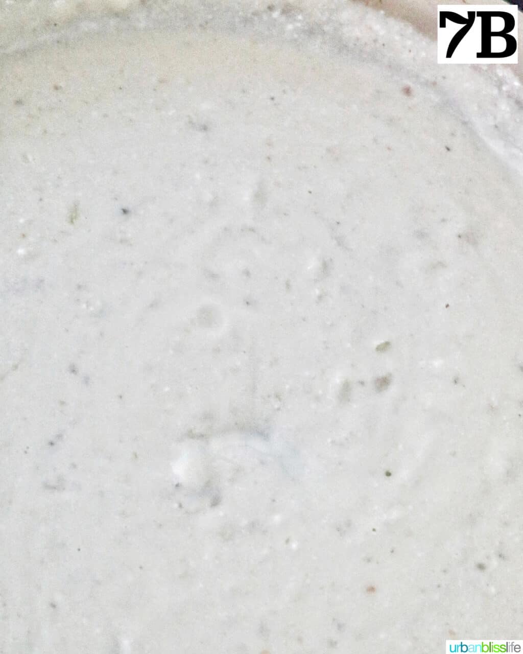 cream sauce in a large skillet.