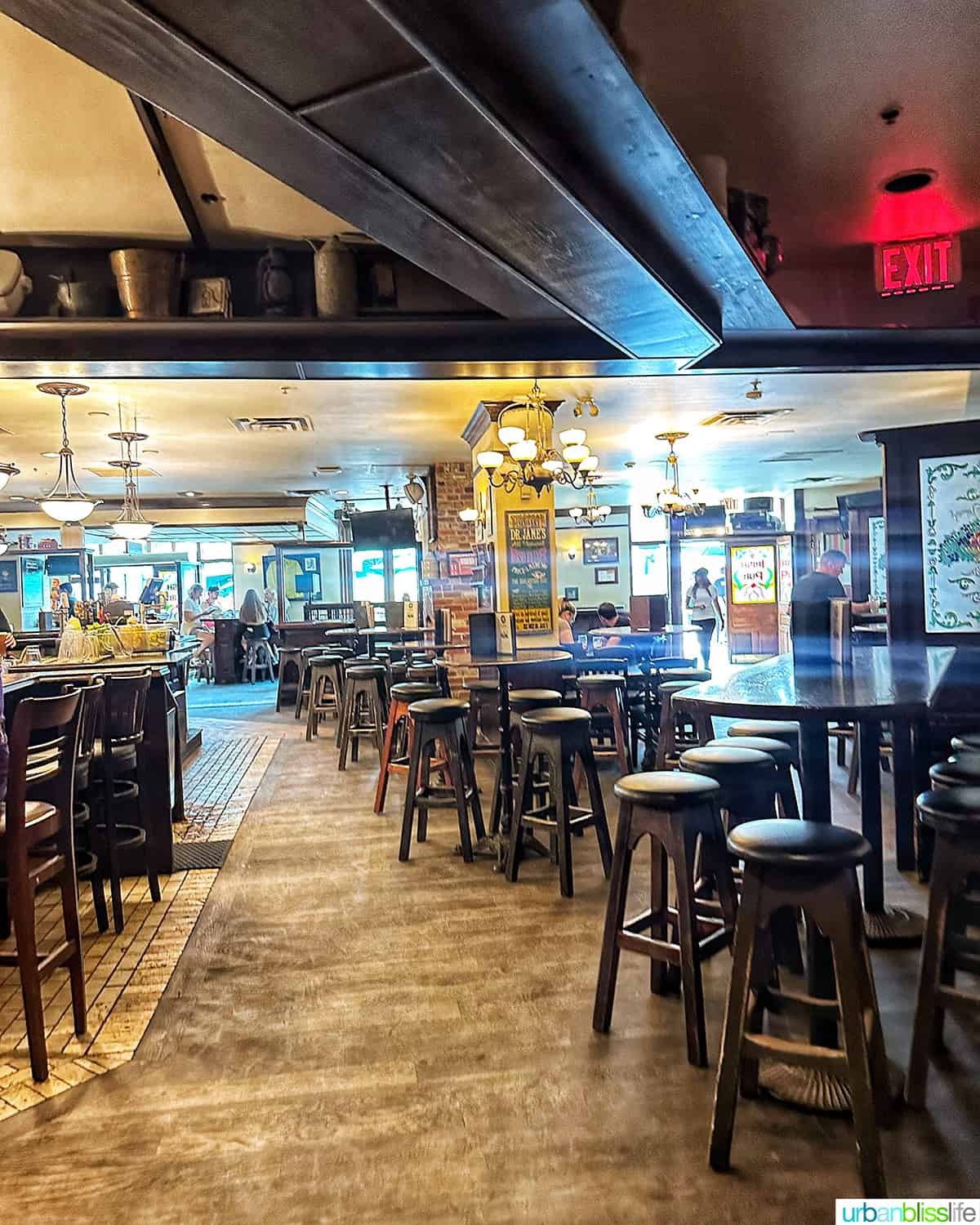 inside of at Dubh Linn Gate Pub in Whistler BC Canada.