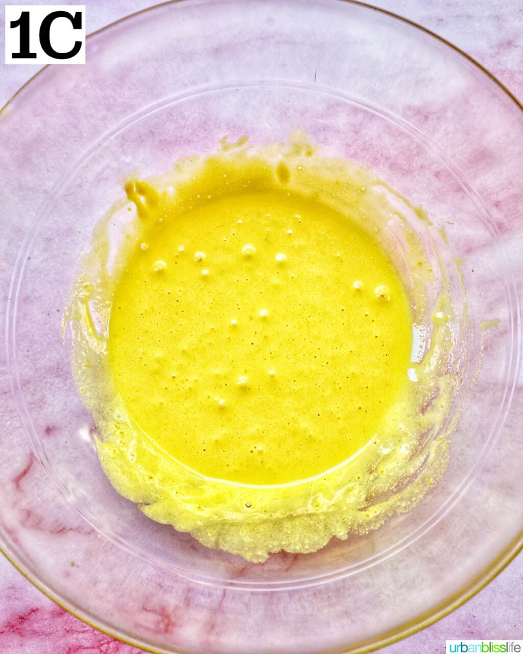egg yolk mixture for tiramisu.