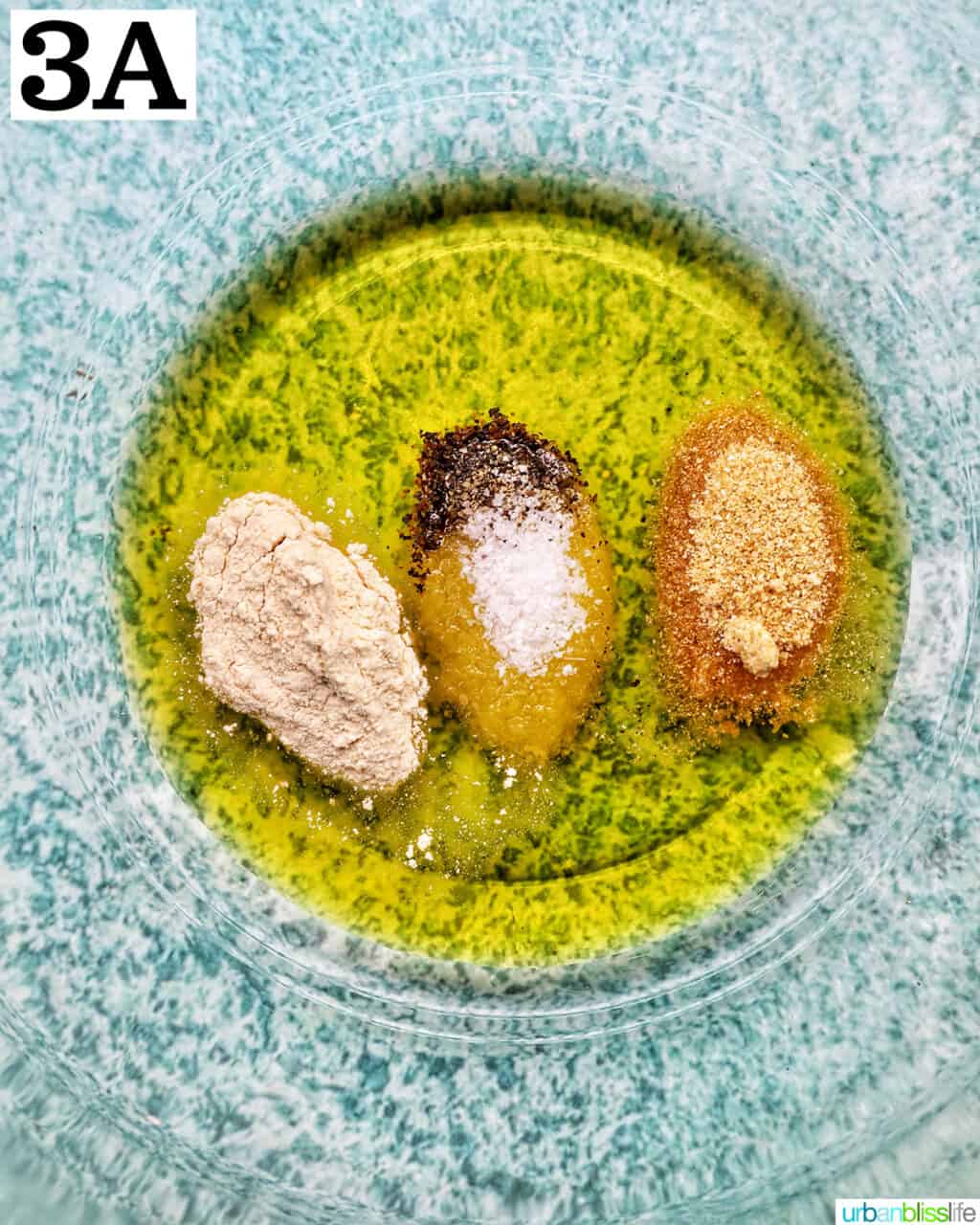 steak seasoning in a glass bowl.