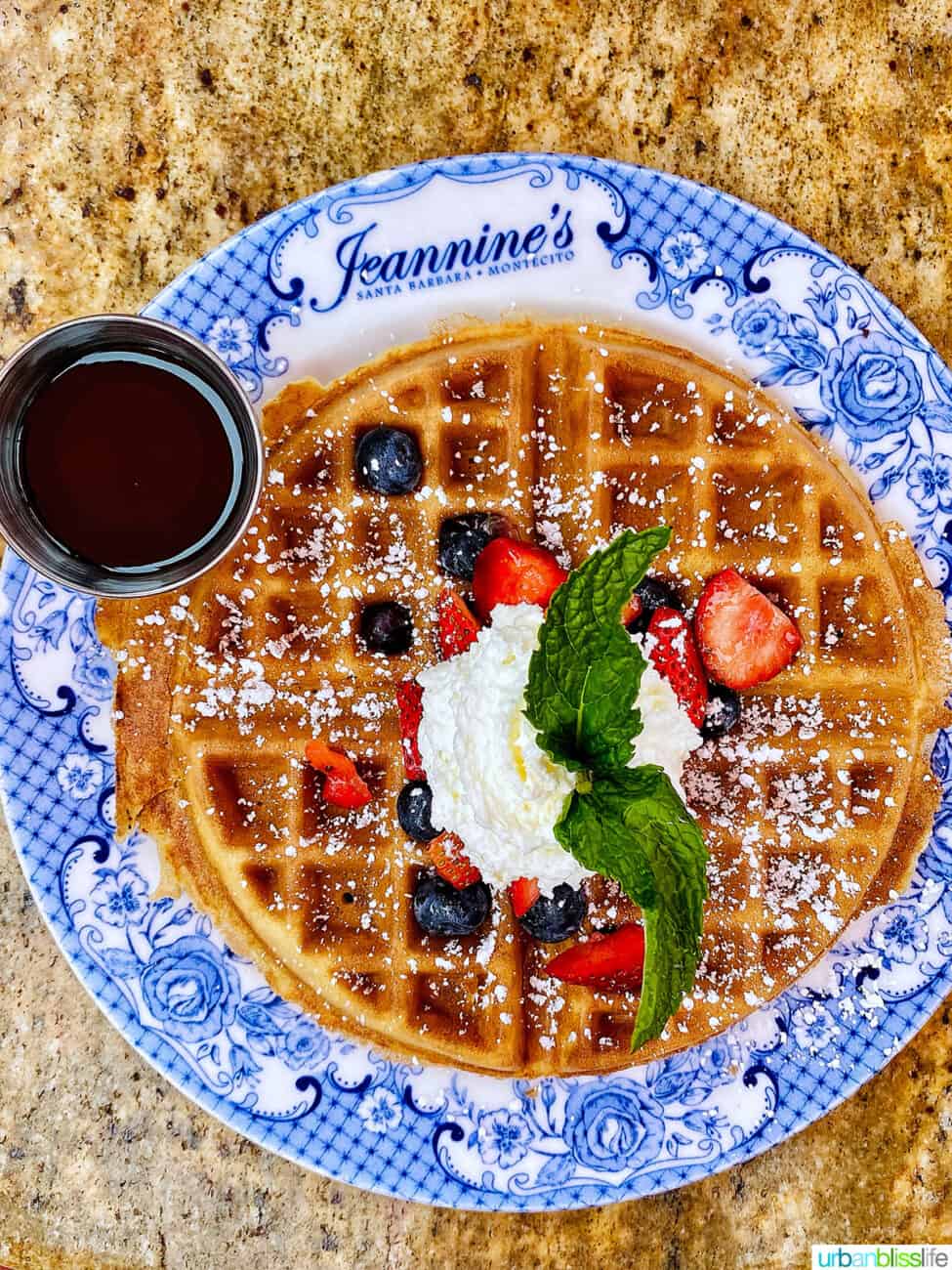 waffles at jeannine's in santa barbara