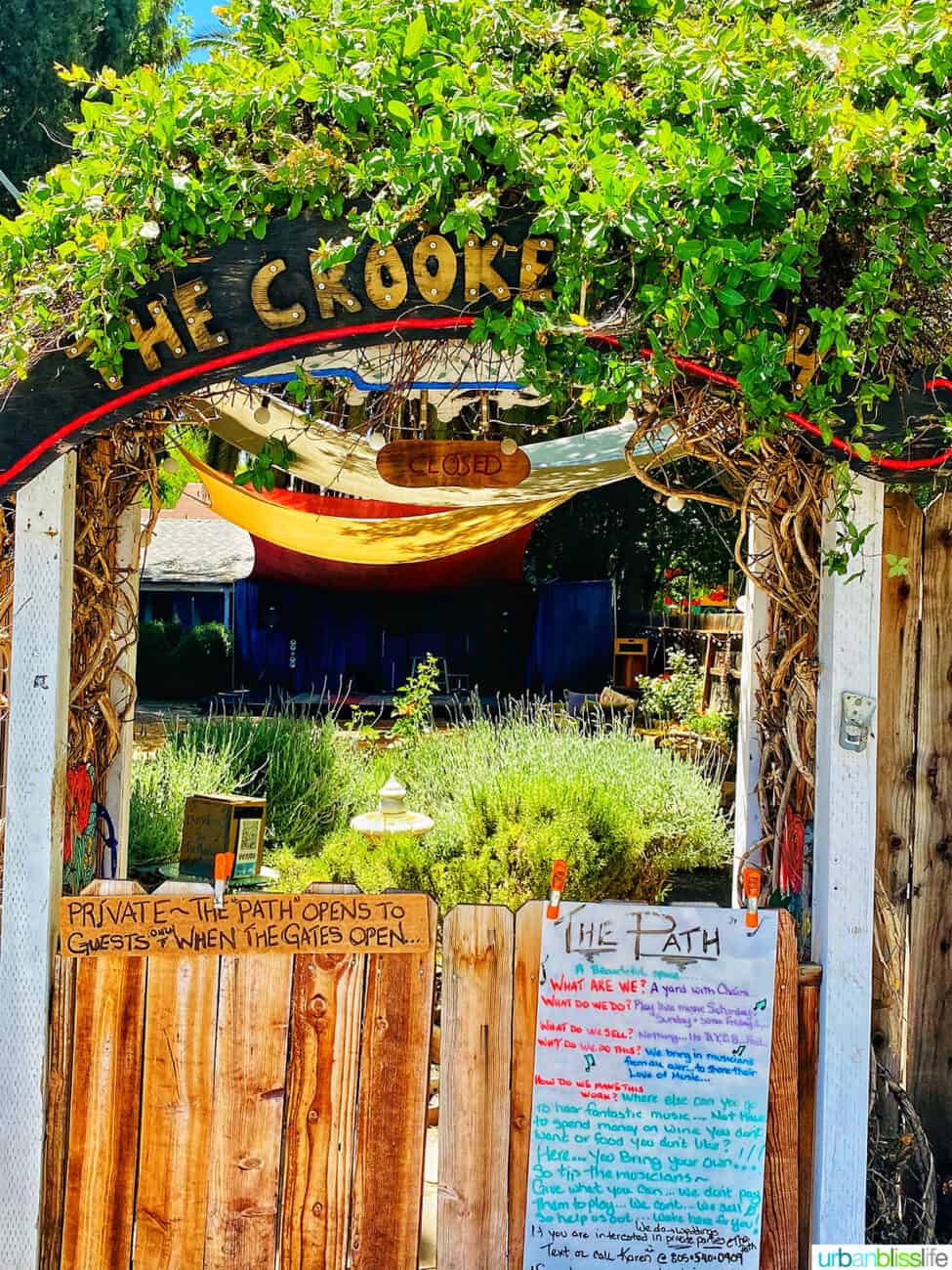 exterior at los olivos wine merchant