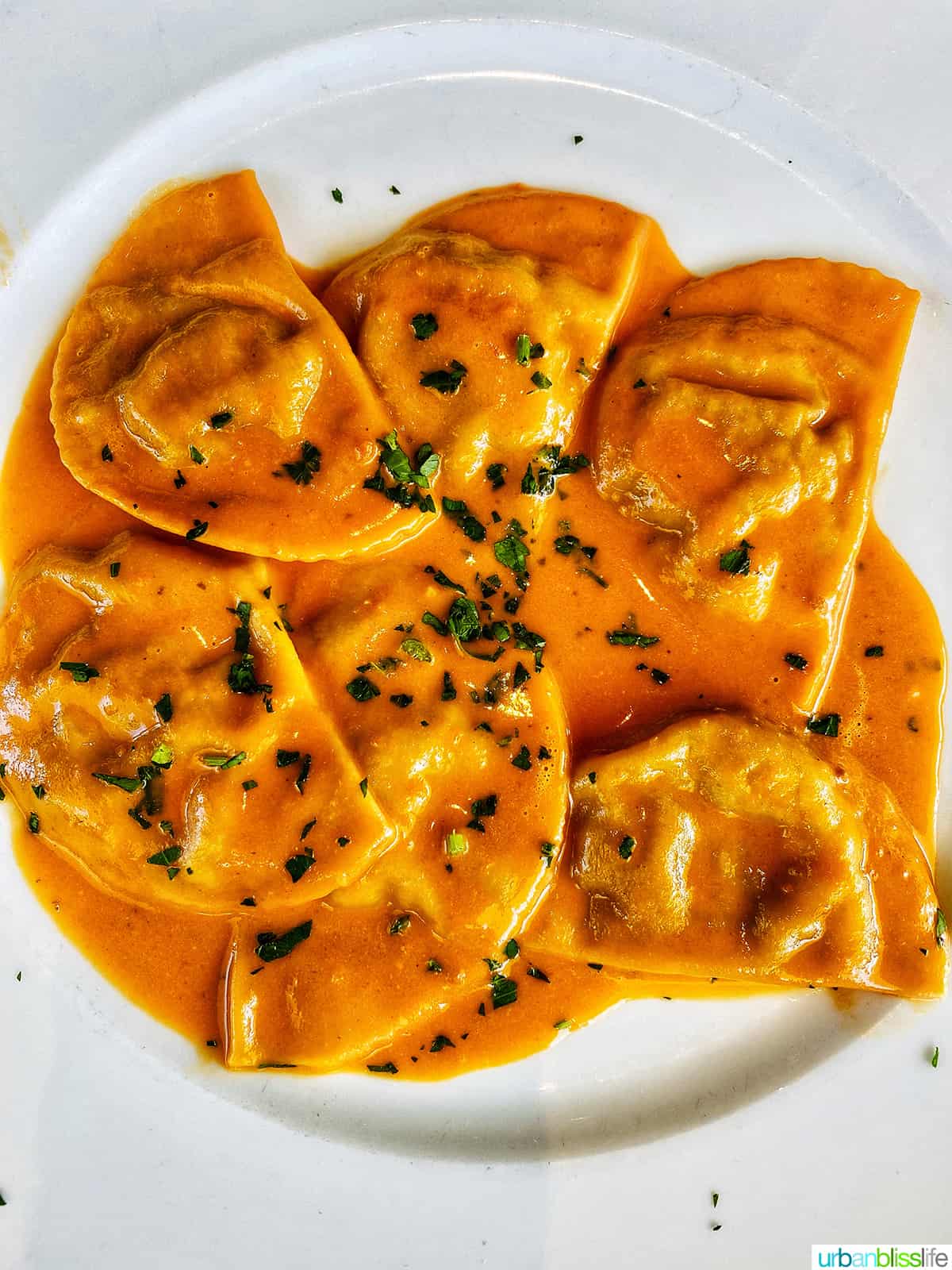 lobster ravioli at olio e limone in santa barbara