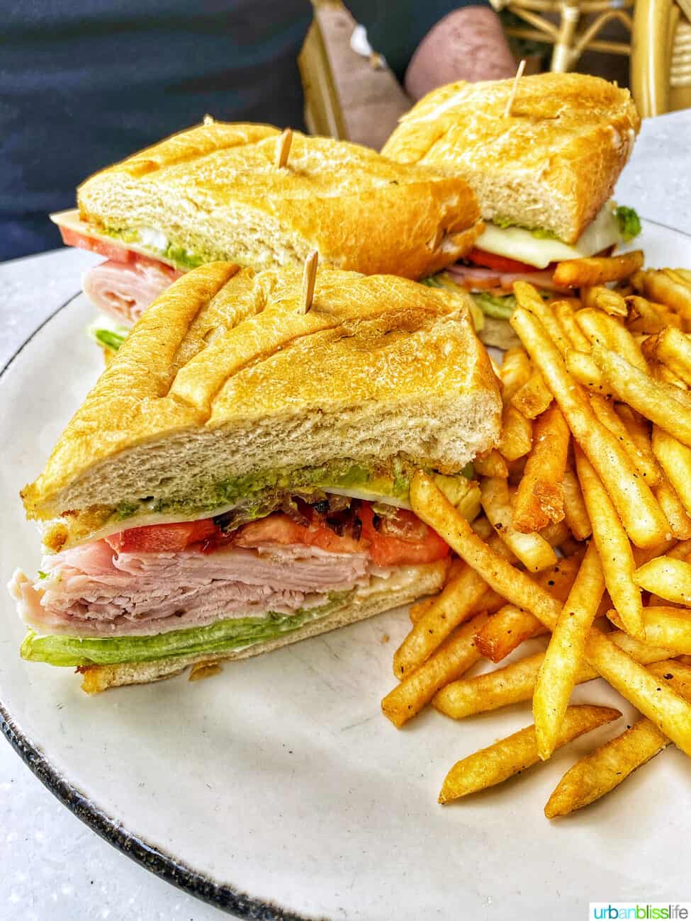turkey club at reunion kitchen and drink in santa barbara
