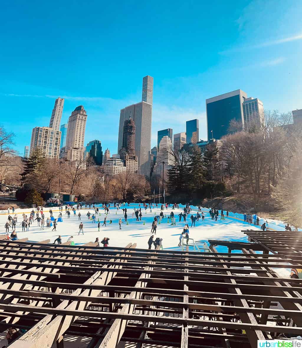 ice skating in central park
