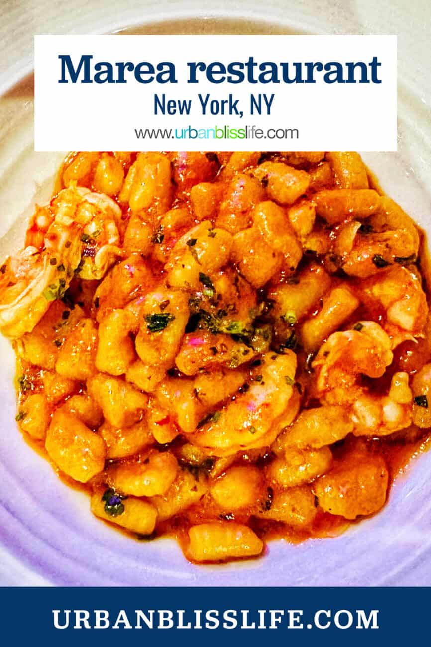 gamberetti at Marea restaurant New York City (NYC)
