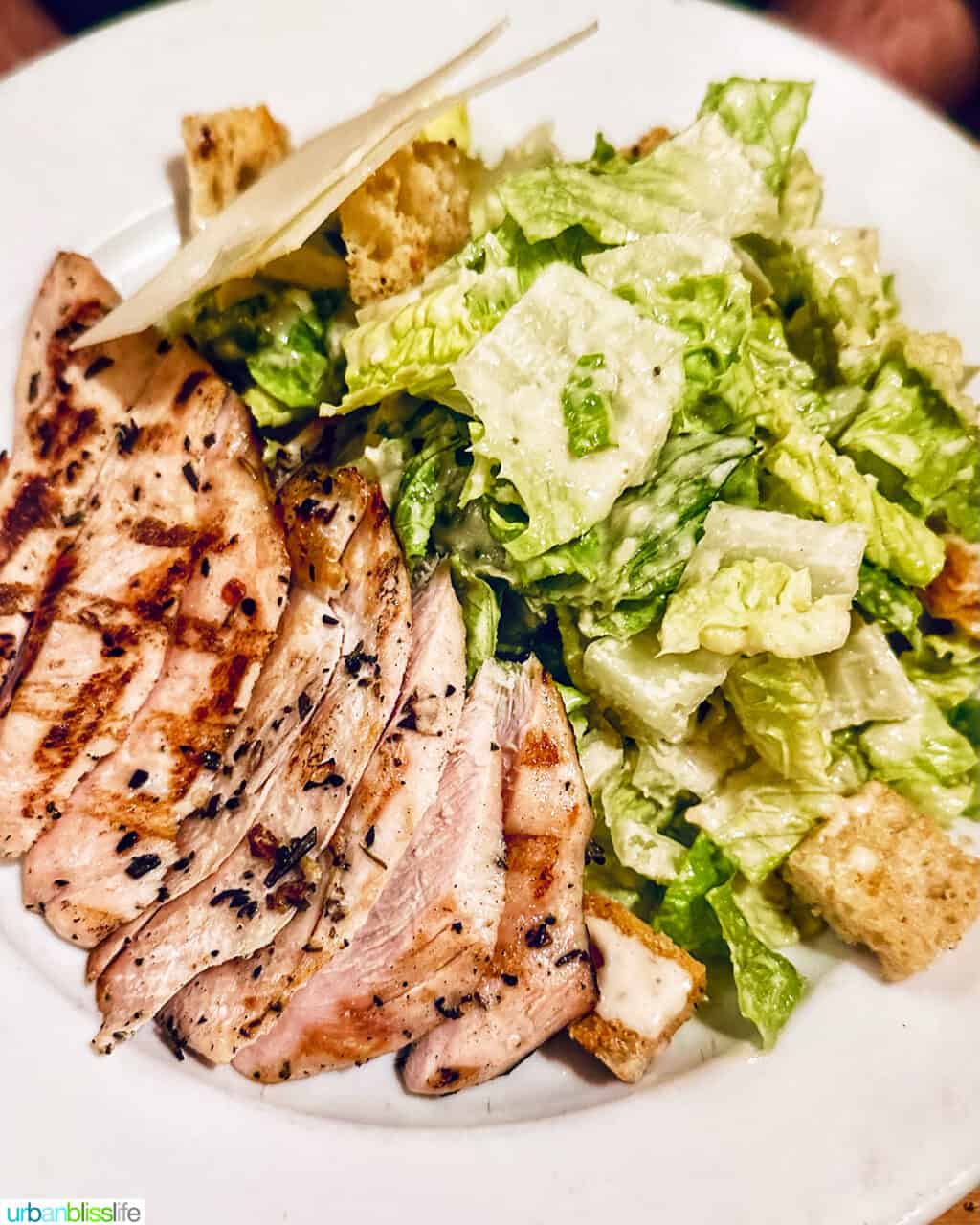 salad at osteria laguna nyc