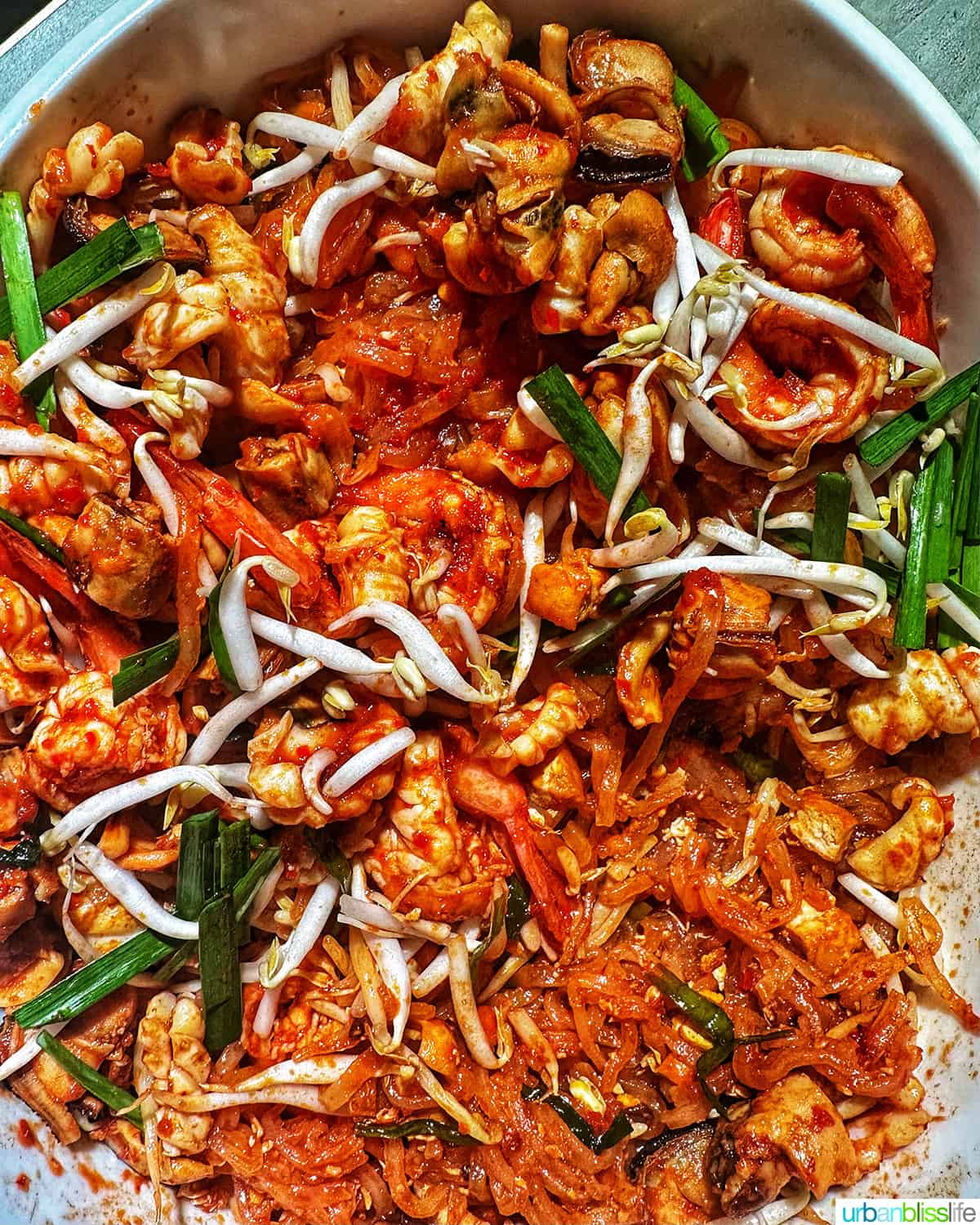 shrimp pad thai.