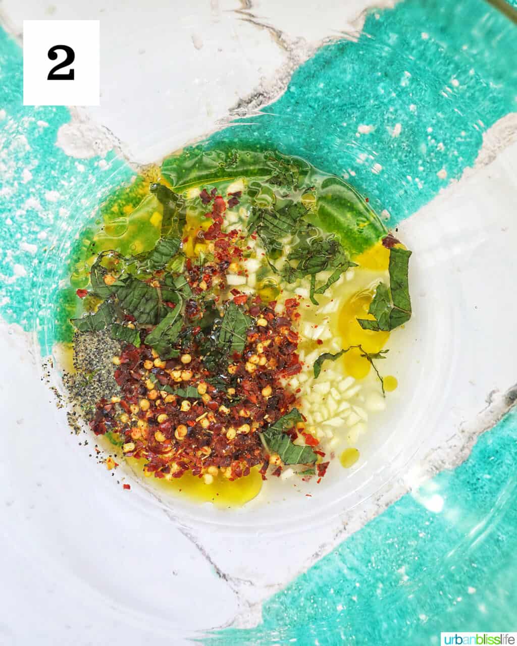 bowl of ingredients to make chili lime vinaigrette dressing.
