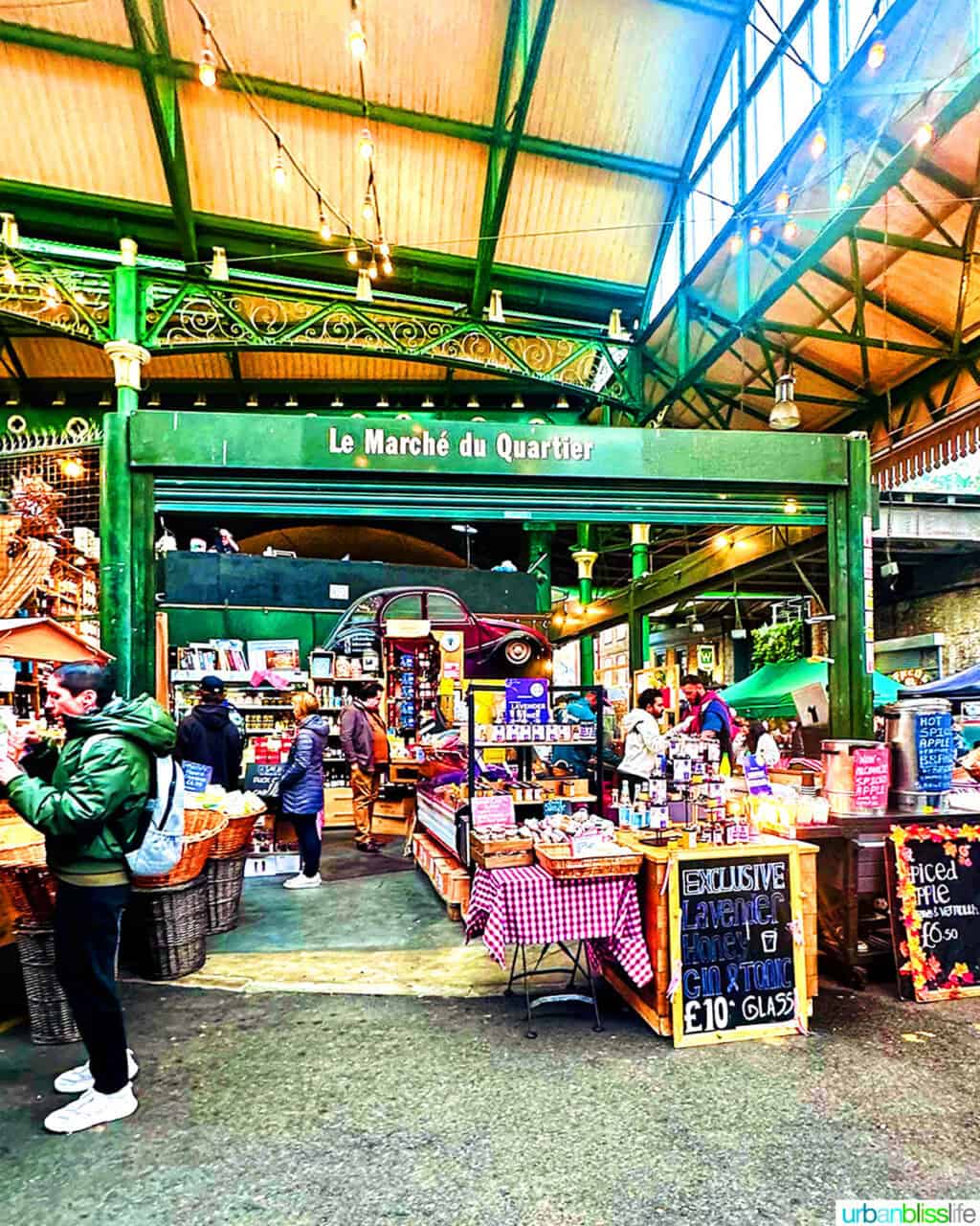 storefront at borough market london