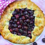 cherry galette.