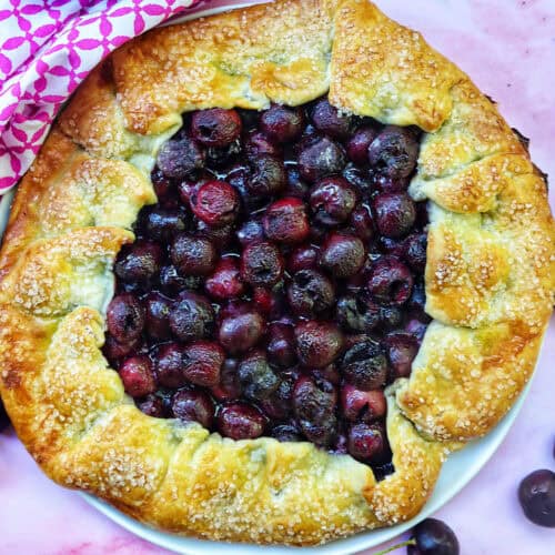 cherry galette.