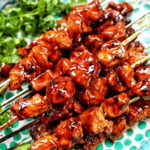 Filipino pork BBQ skewers