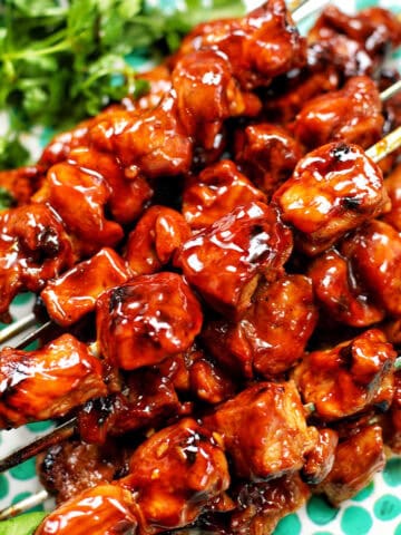 Filipino pork BBQ skewers