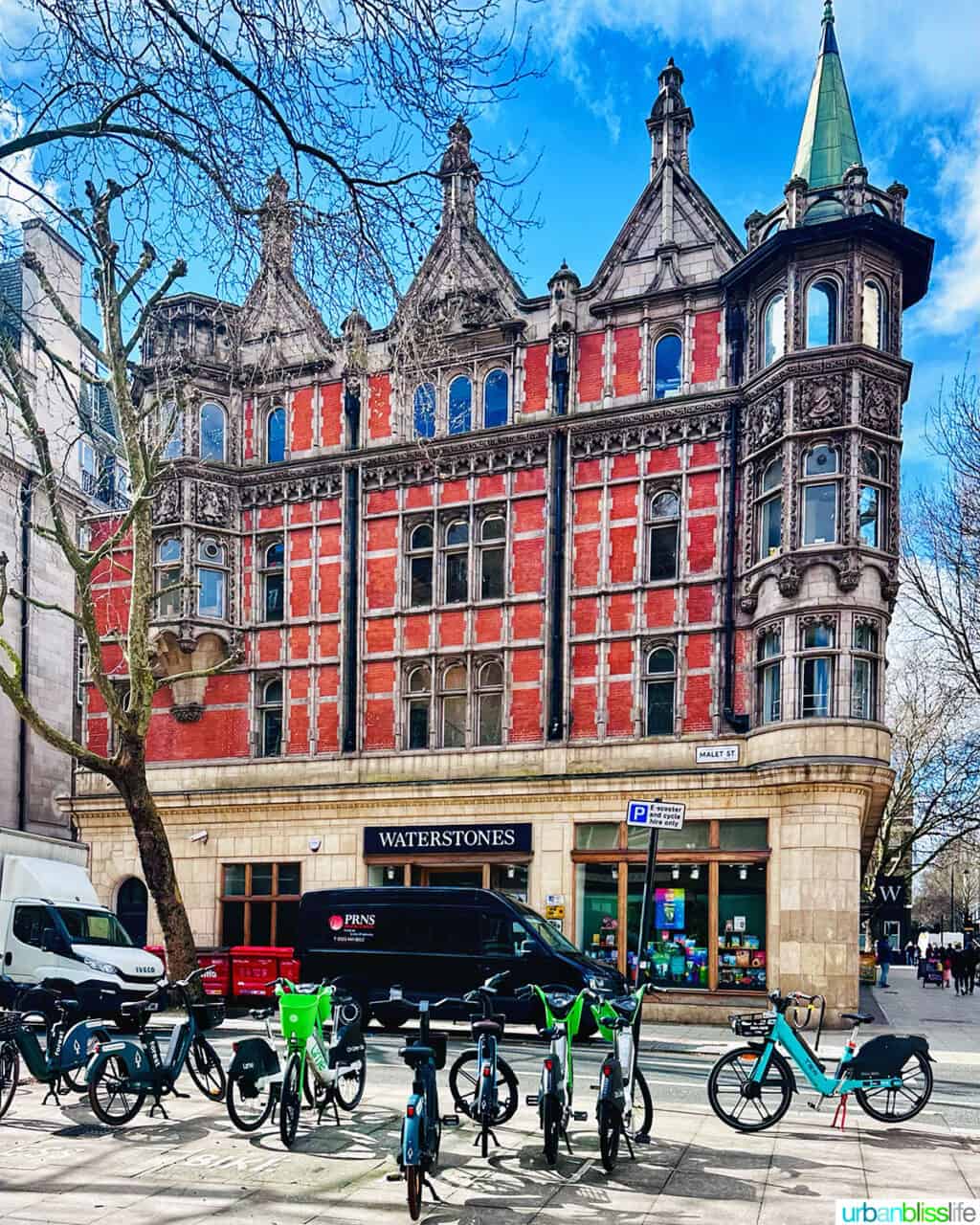 waterstones bookstore near UCL