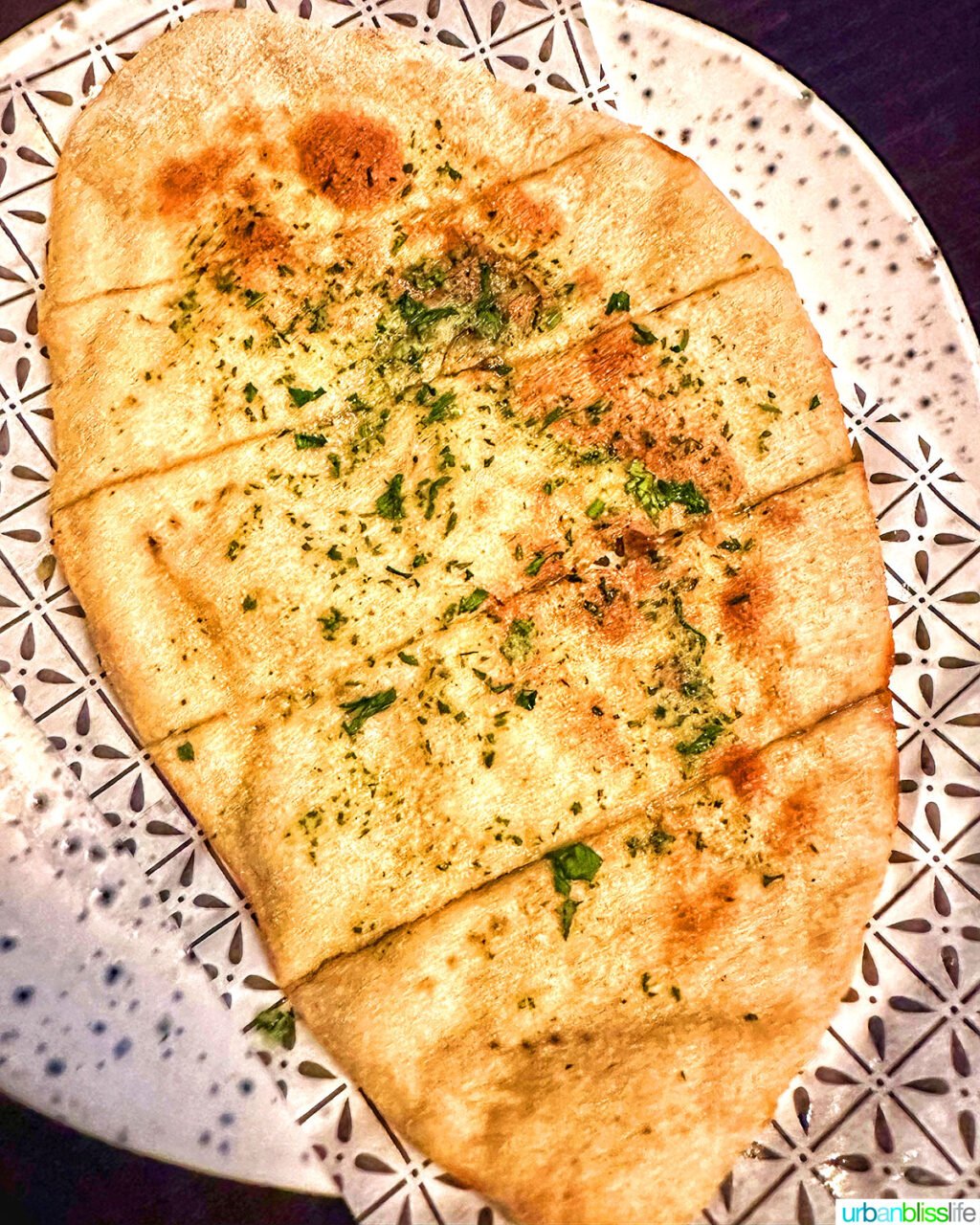 flat bread at bella italia in london