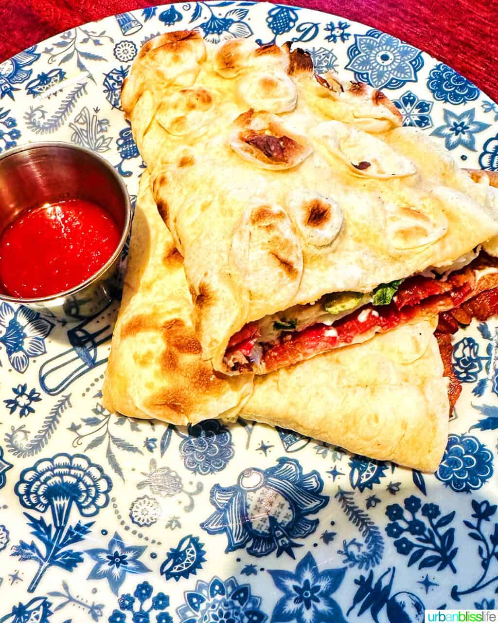 bacon naan roll at dishoom london