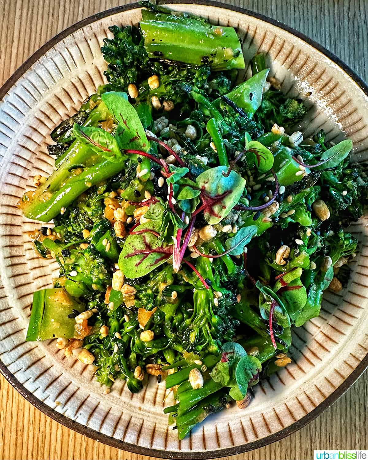 charred broccolini at Janken in Portland