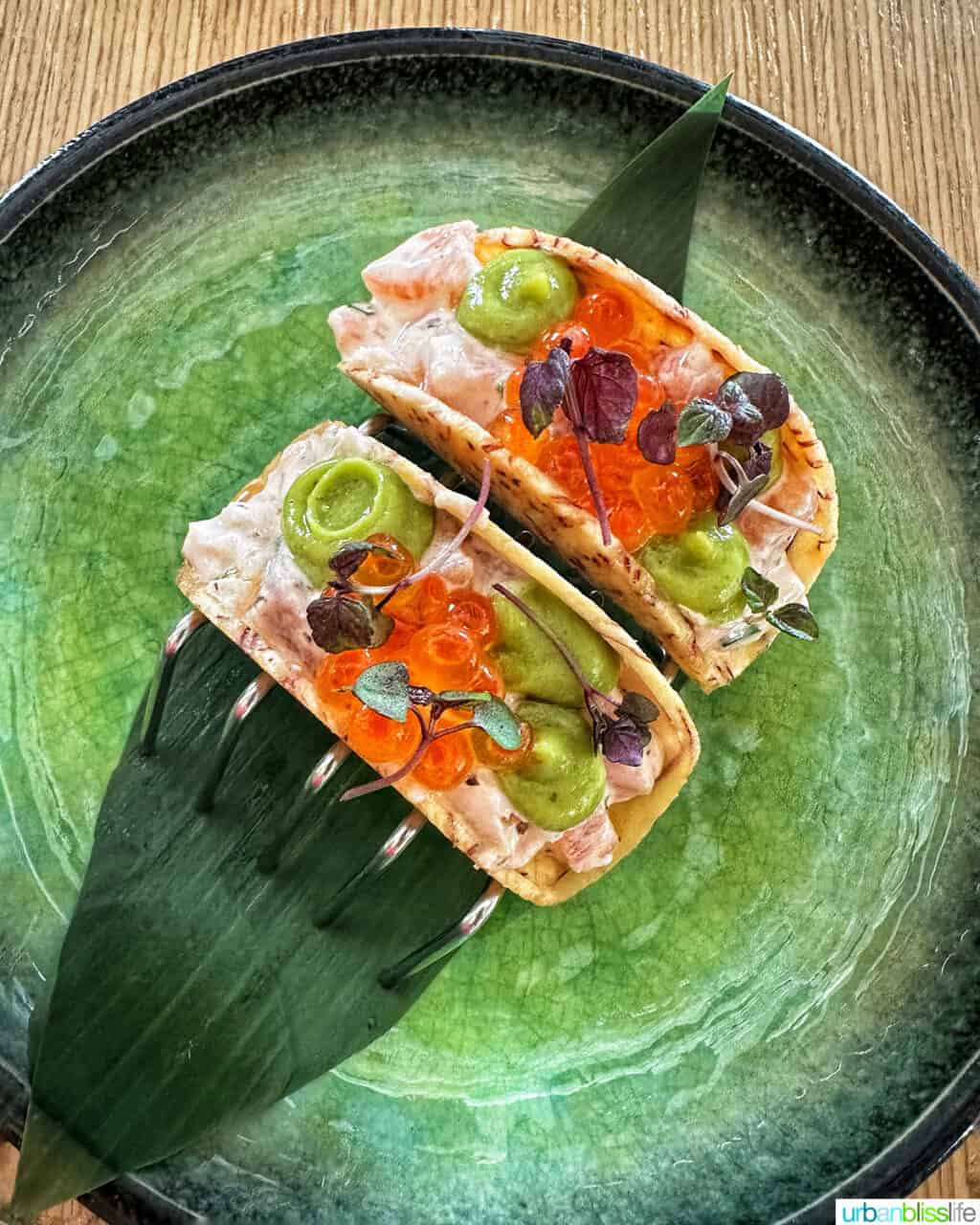 salmon tacos at Janken in Portland