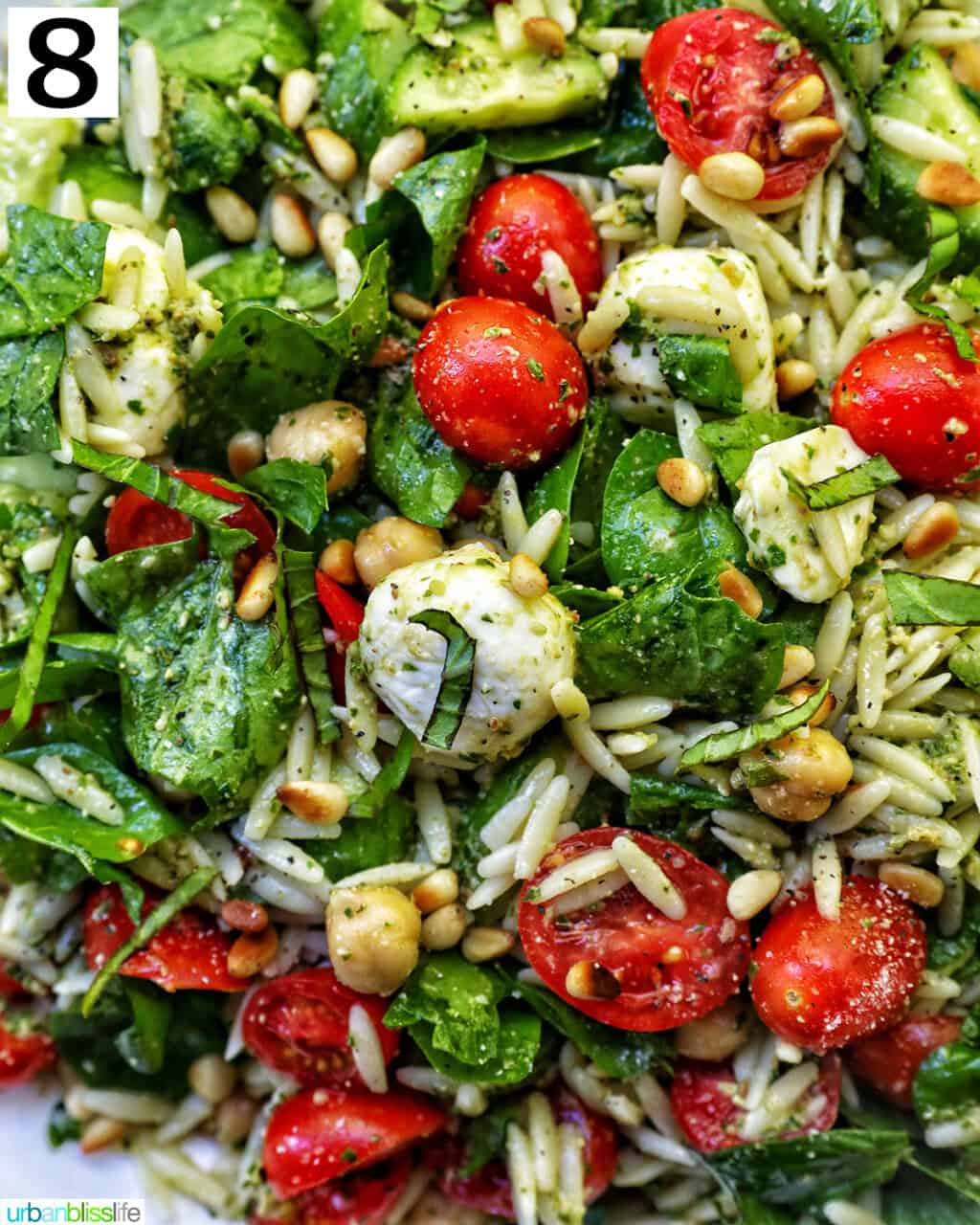 pesto orzo pasta salad.