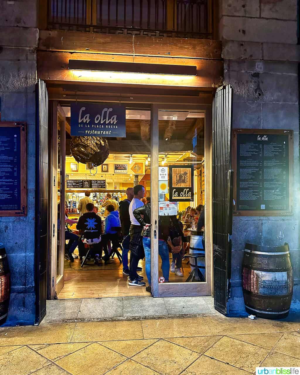 la olla restaurant in bilbao
