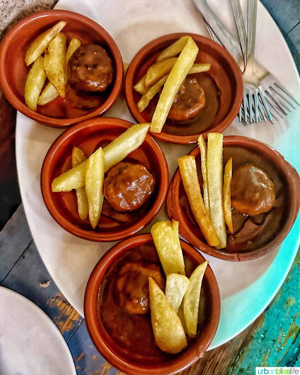 pintxos with fries