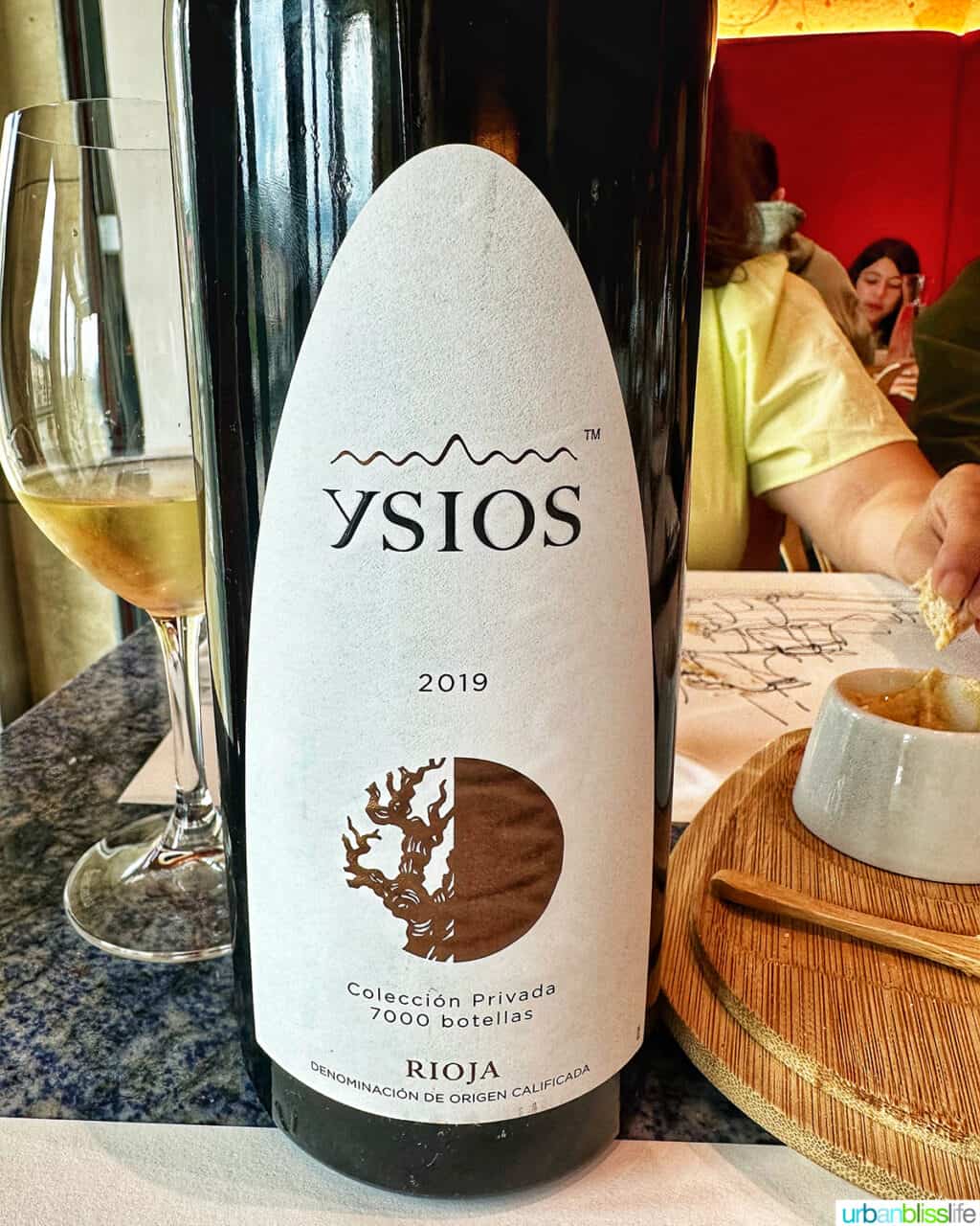 ysios wine bottle