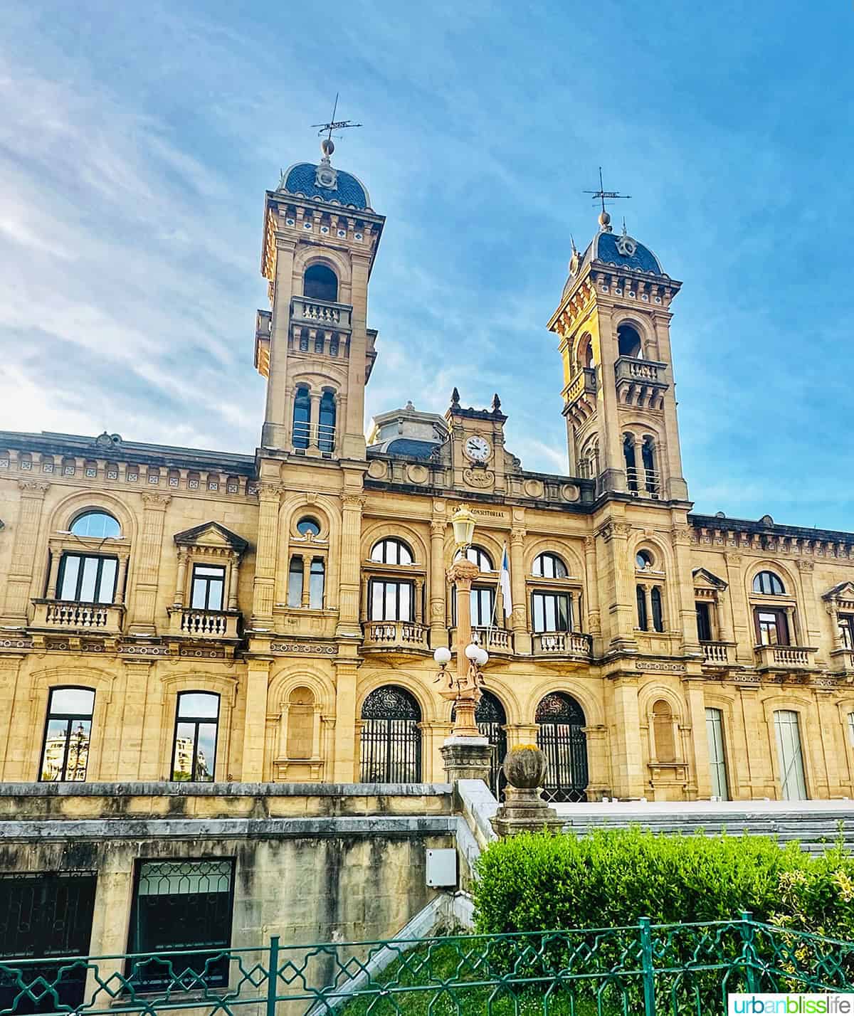 city hall in san sebastian spain
