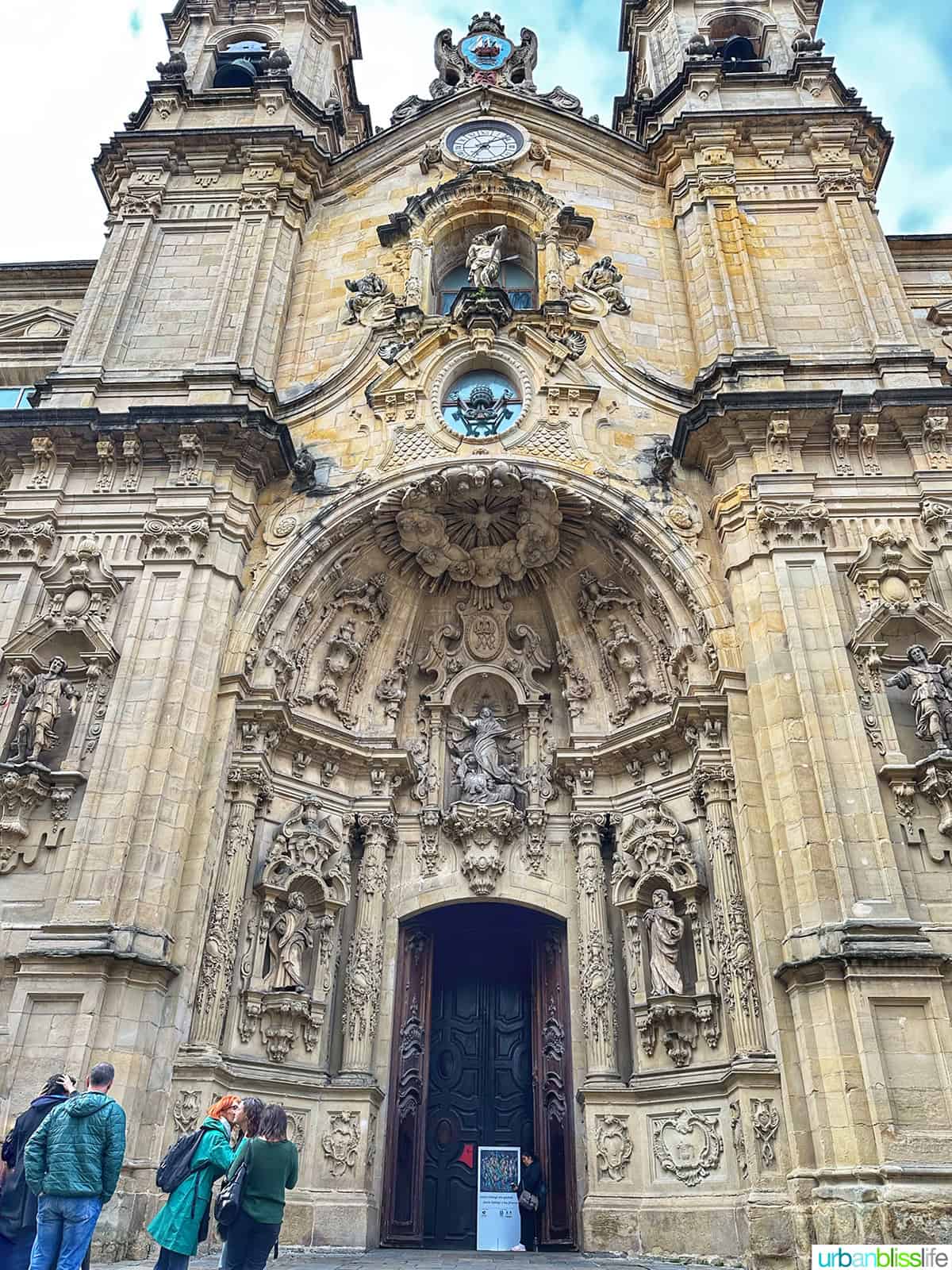 Basilica of Santa Marรญa del Coro in San Sebastian