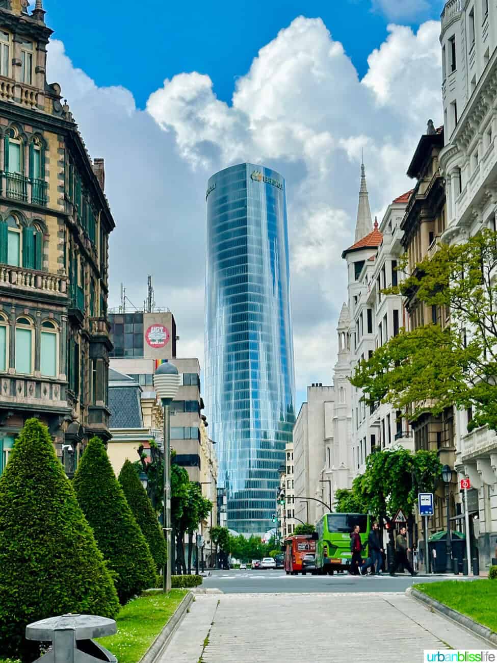 skyscraper in bilbao spain