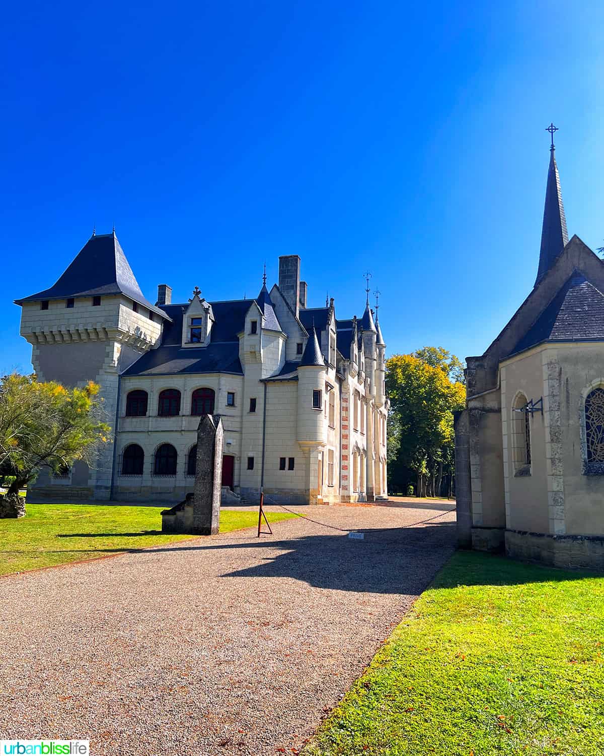 chateau de la grille castle with chapel