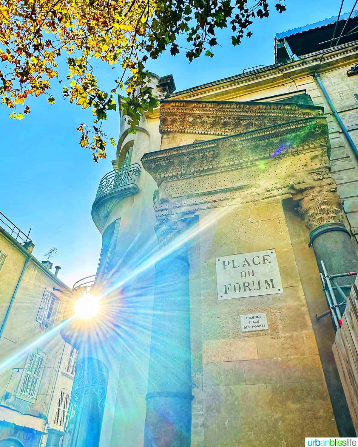 place du forum in arles, france