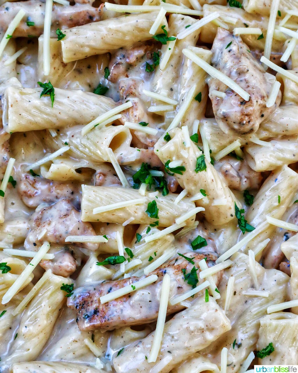 garlic chicken parmesan pasta