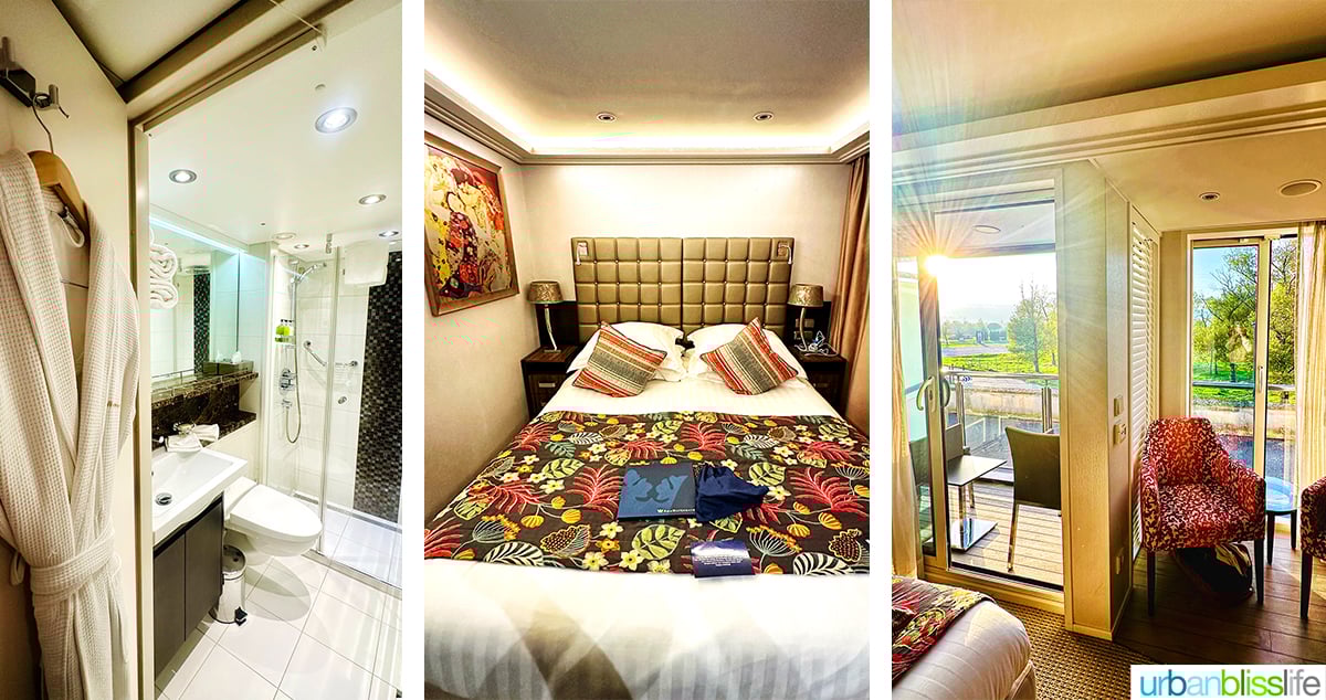 Amawaterways river cruise staterooms.