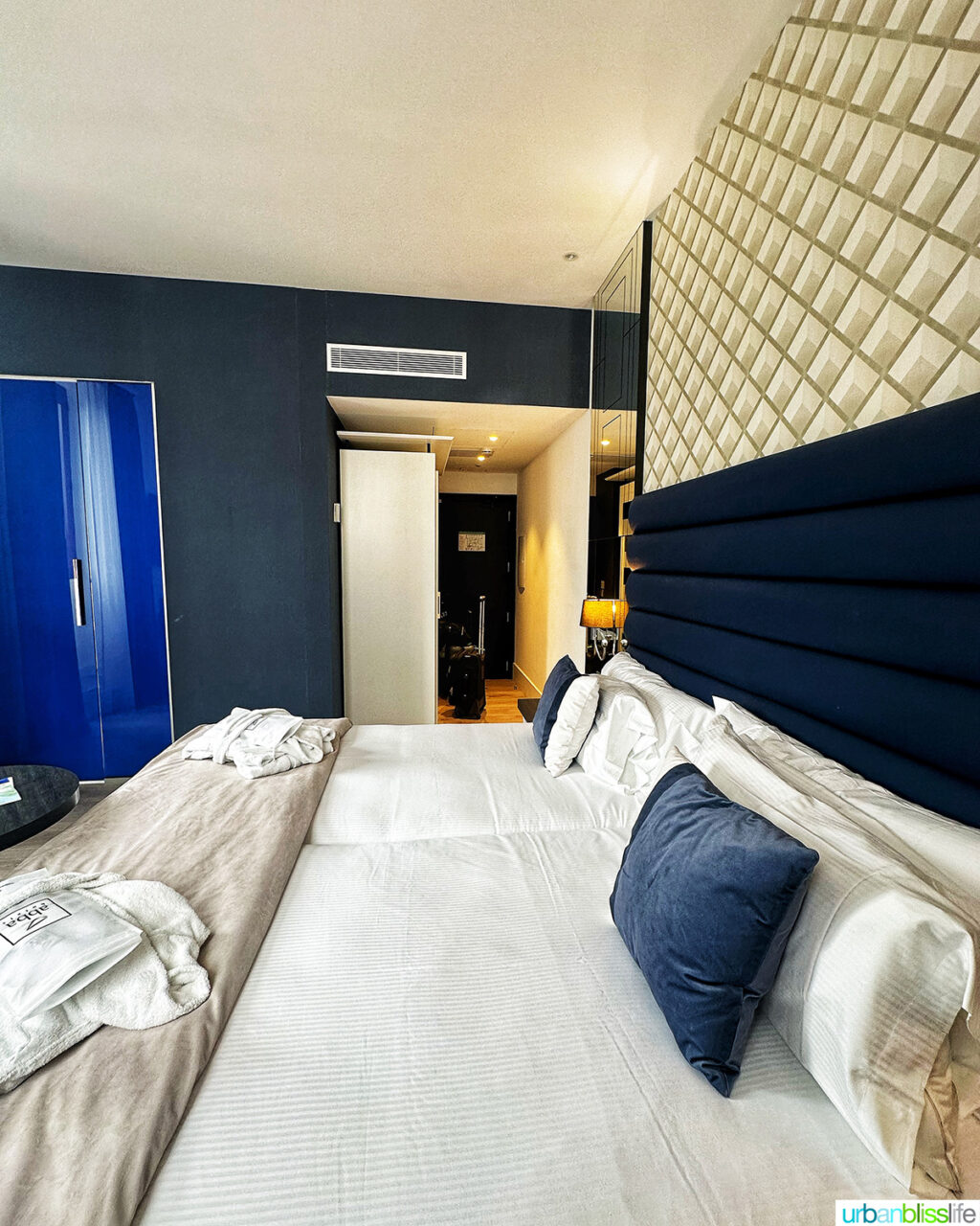 superior corner room at hotel abba in san sebastian