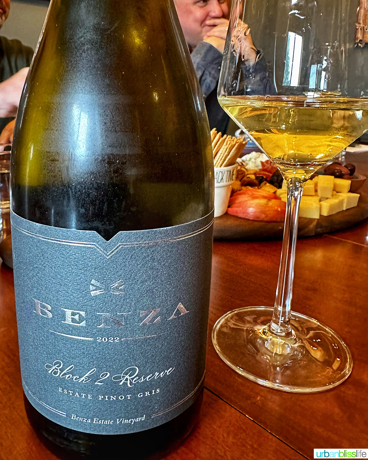 pinot gris at benza vineyards