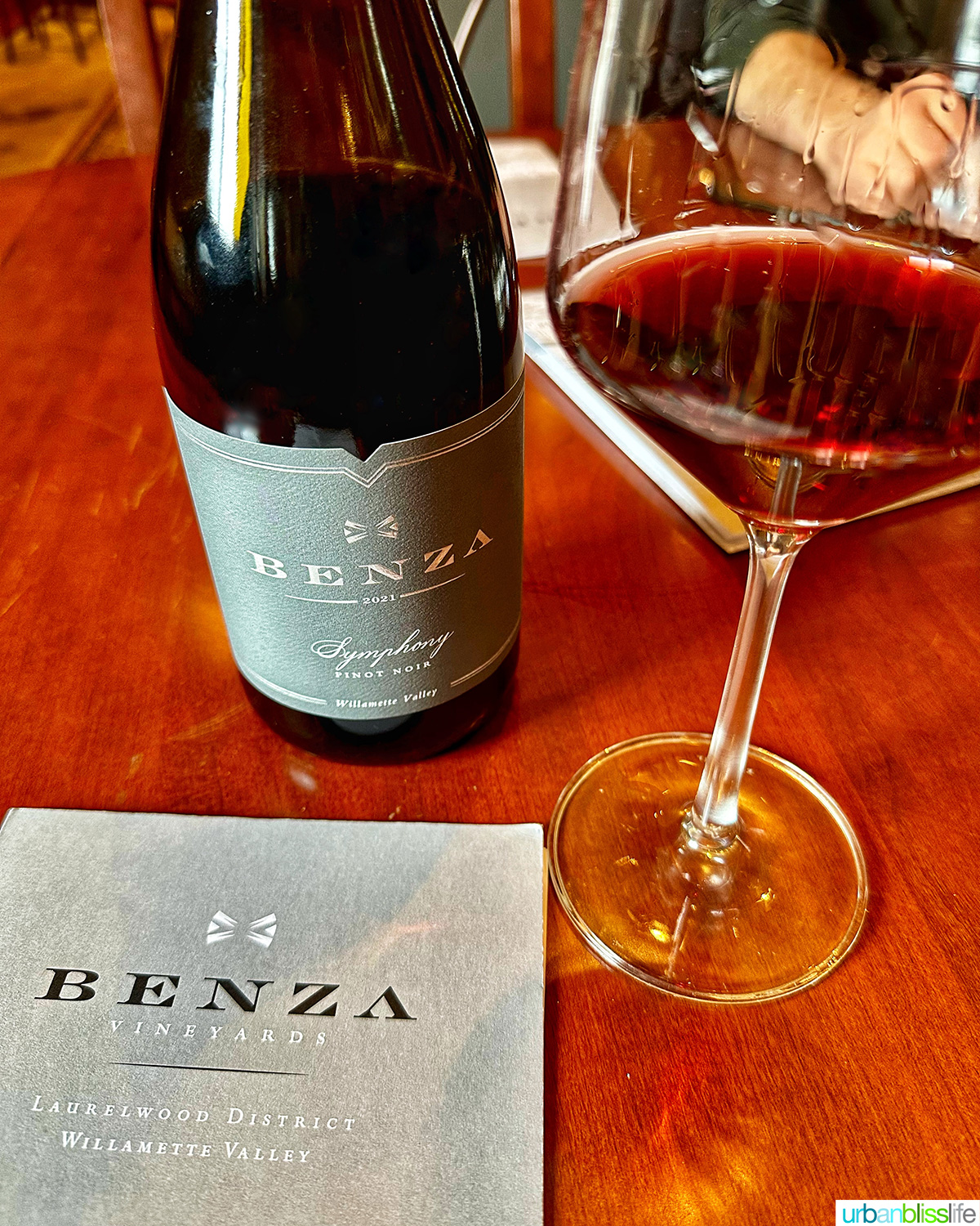 symphony pinot noir at benza vineyards