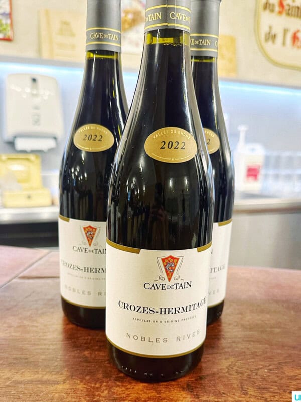 bottles of syrah