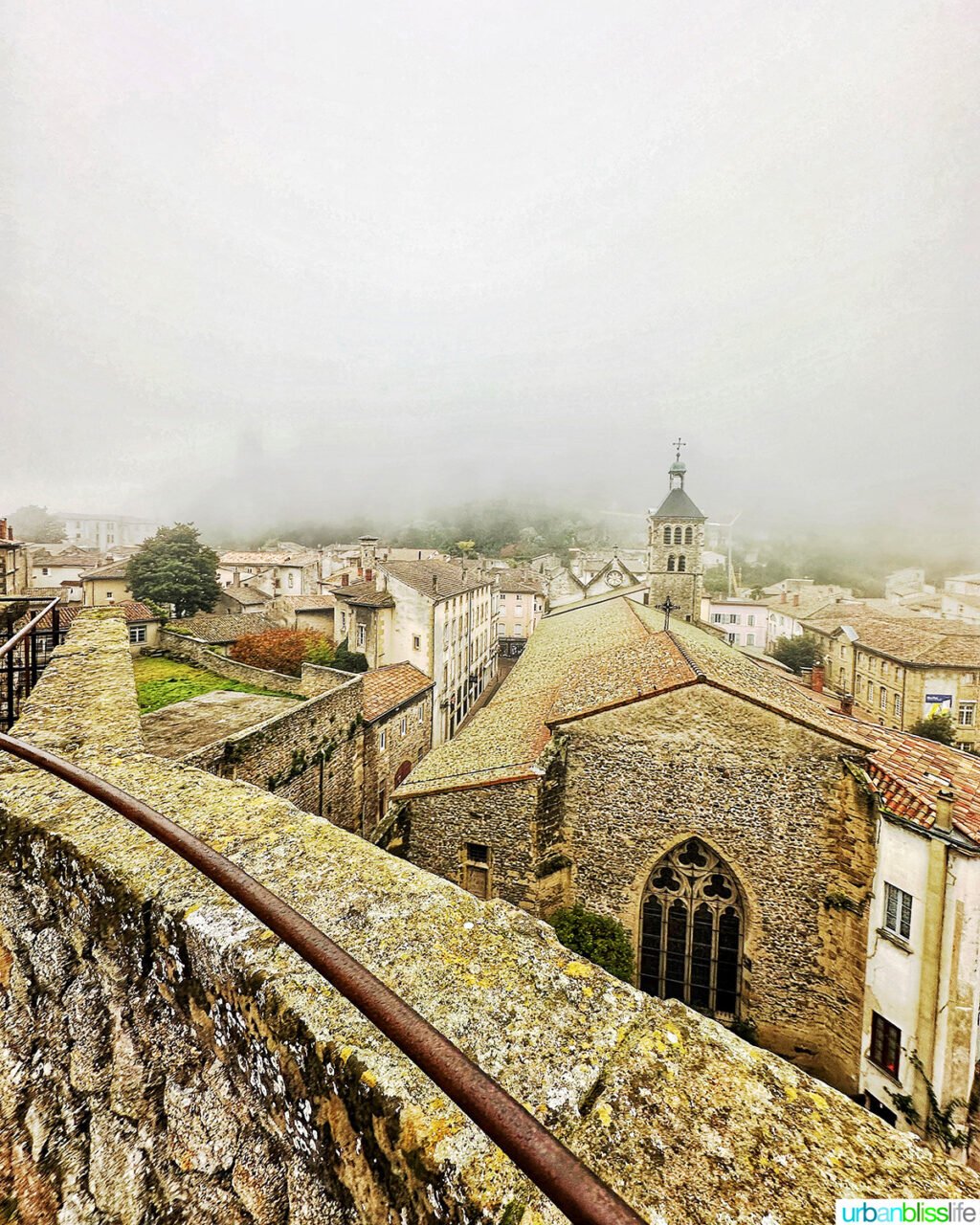foggy tournon, france