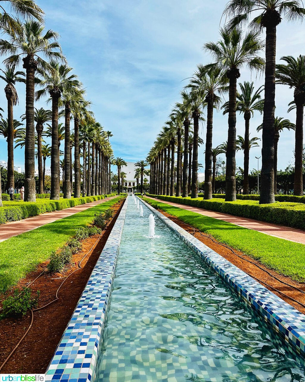 Arab League Park in Casablanca, Morocco.