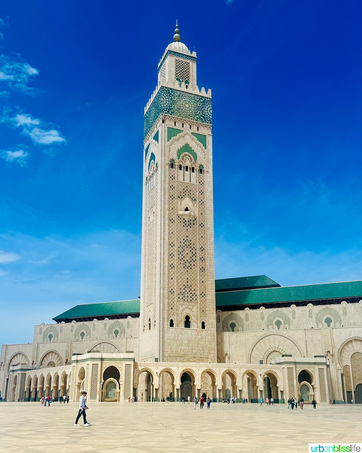 Hassan Mosque II in Casablanca, Morocco.