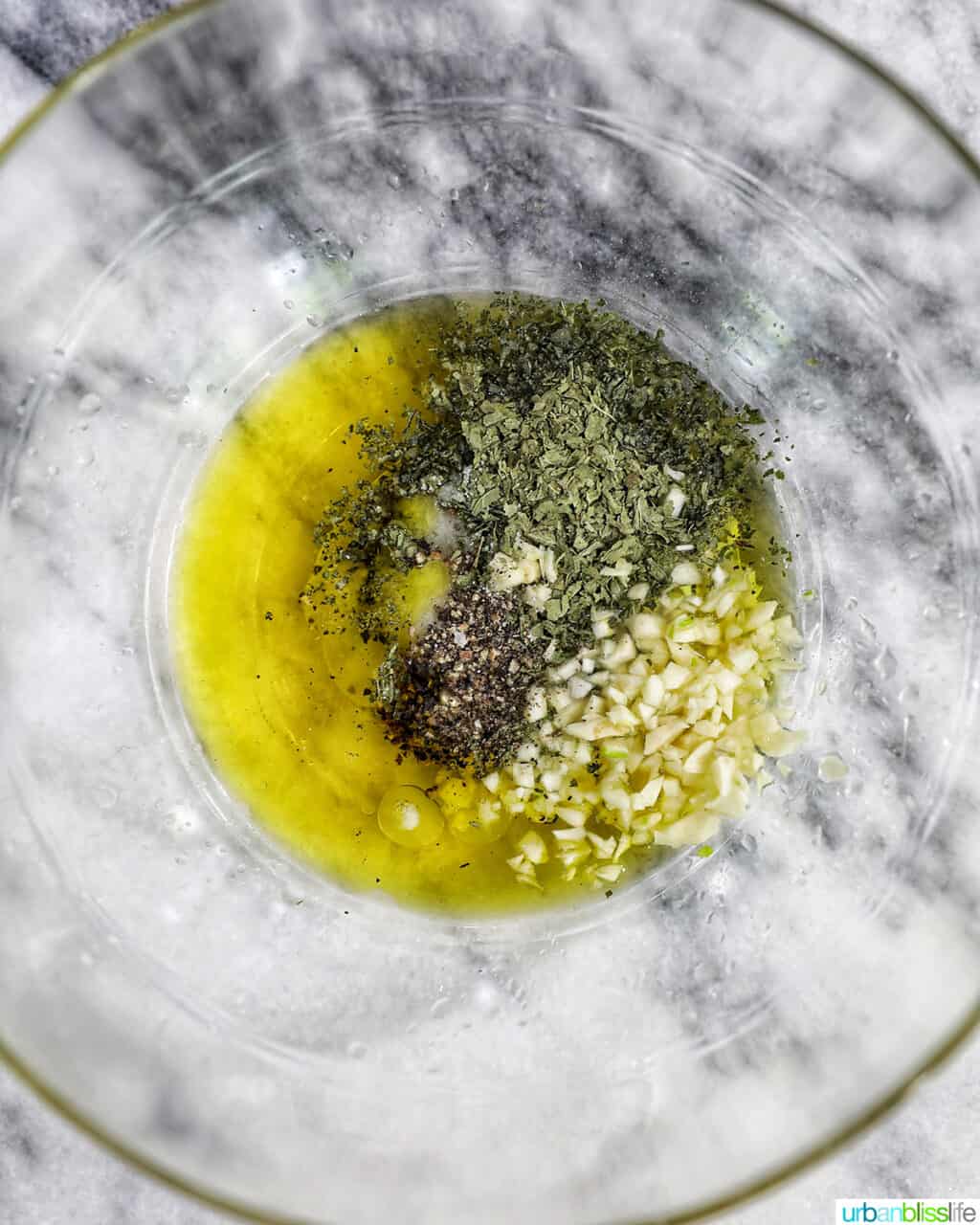 olive oil herb mixture for lamb.