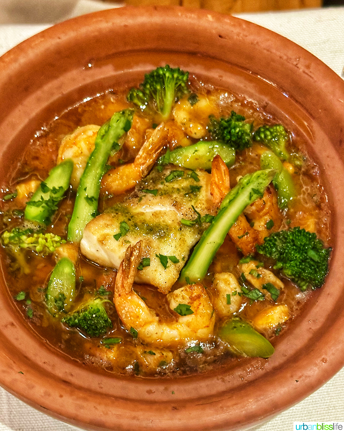 seafood tagine.