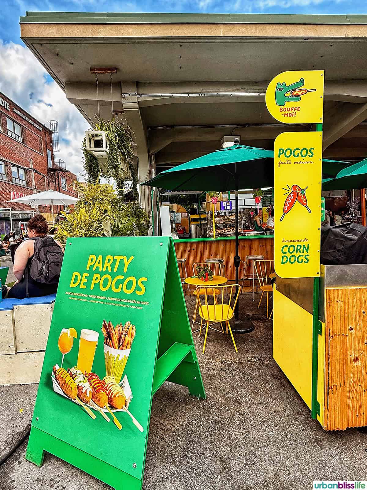 taco stand at at Marche Jean-Talon.