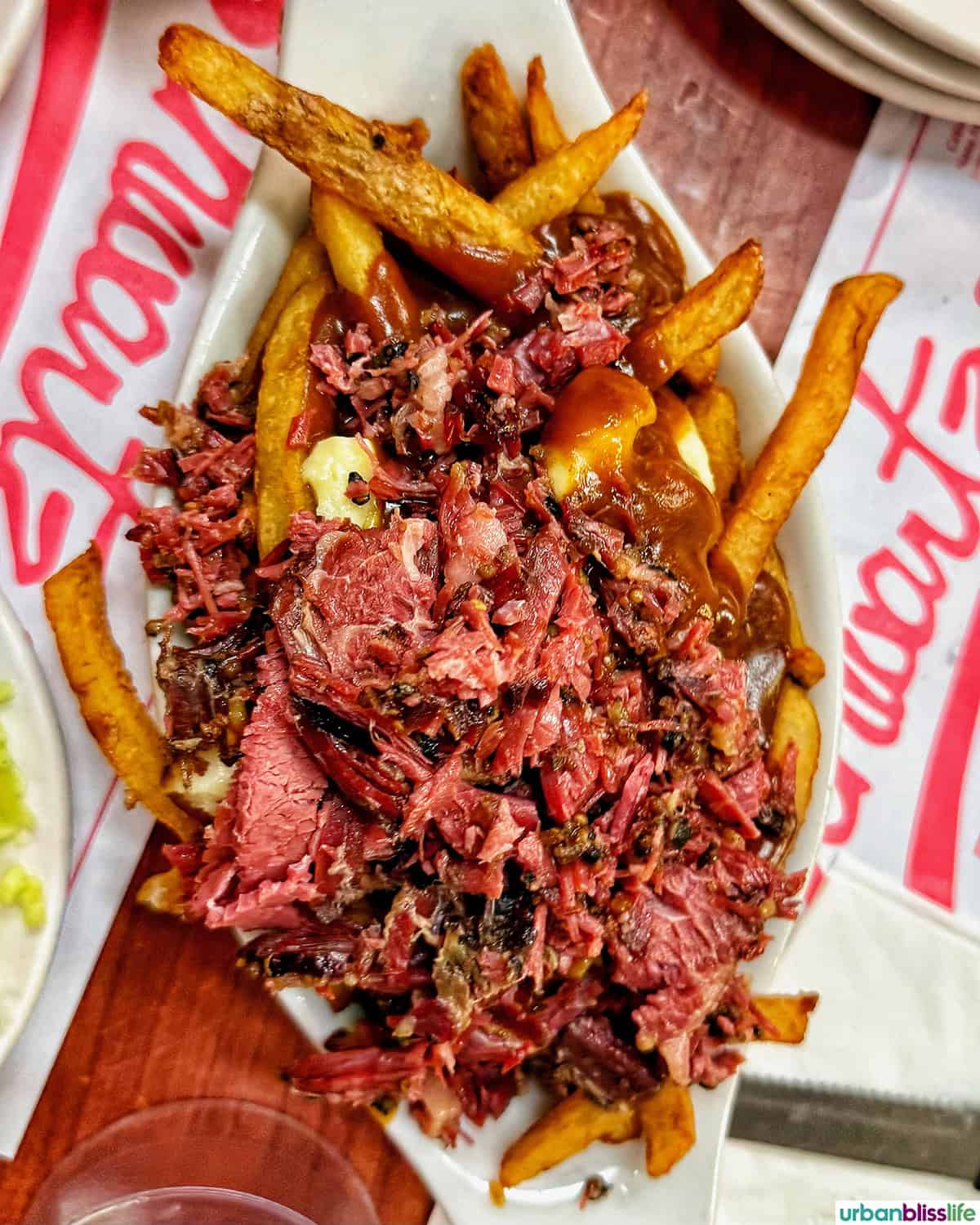 poutine at Schwartz's deli.